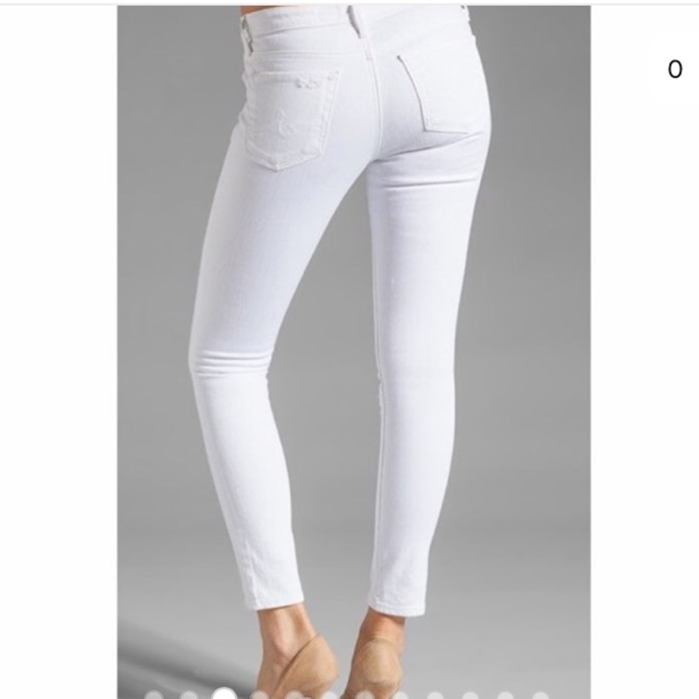 Adriano Goldschmid White The Stevie Ankle Jean - Picture 12 of 13